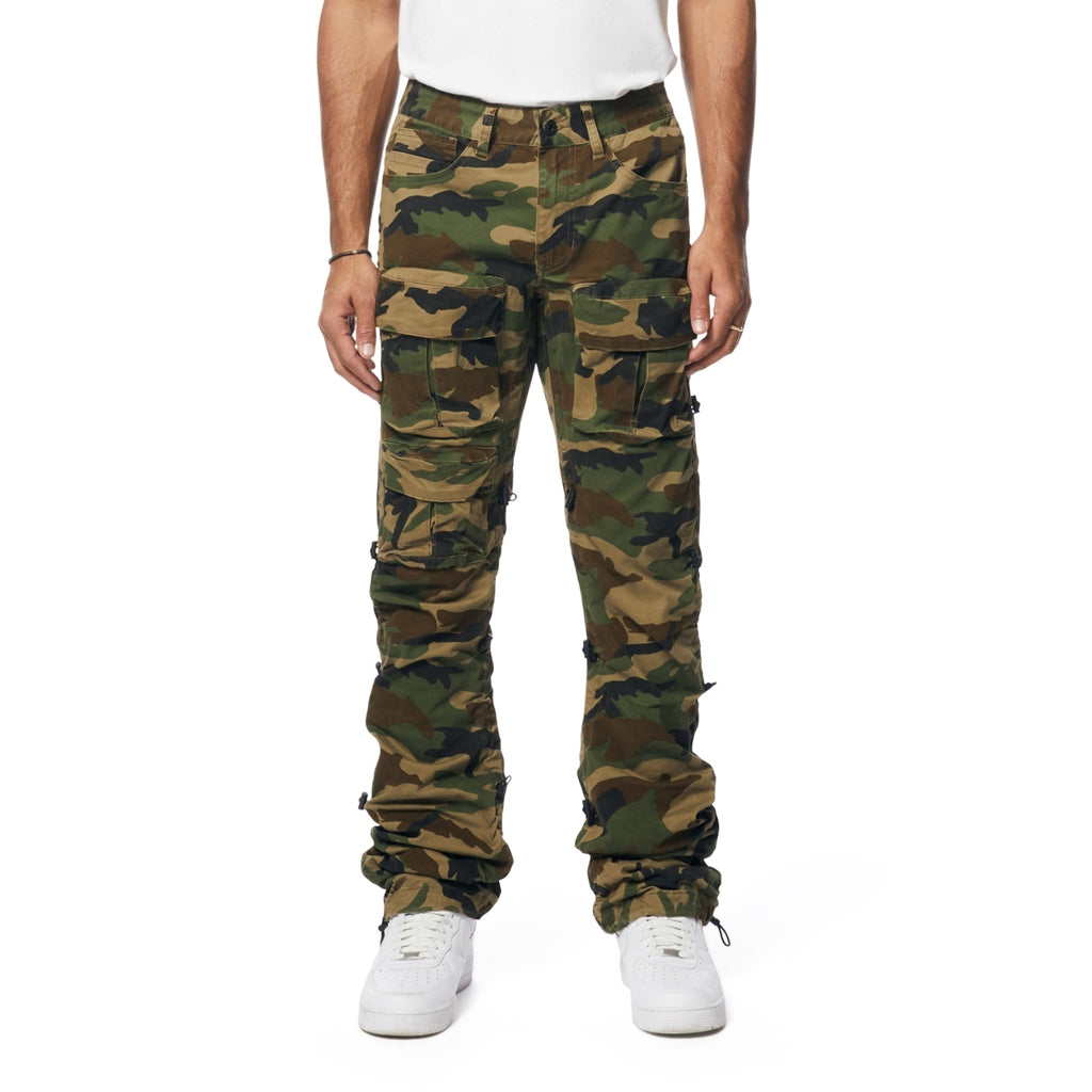 Smoke Rise Utility Bungee Twill Pants - Wood Camo