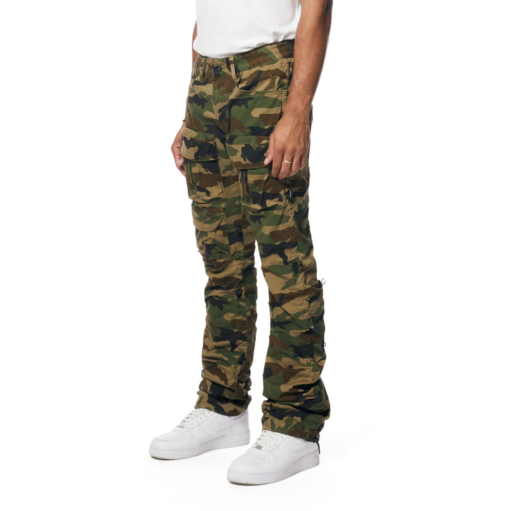 Smoke Rise Utility Bungee Twill Pants - Wood Camo