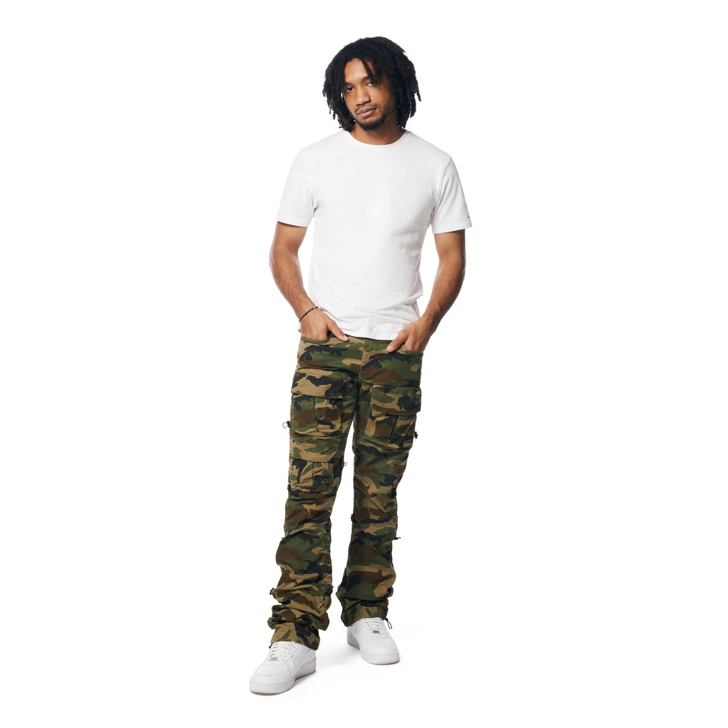 Smoke Rise Utility Bungee Twill Pants - Wood Camo