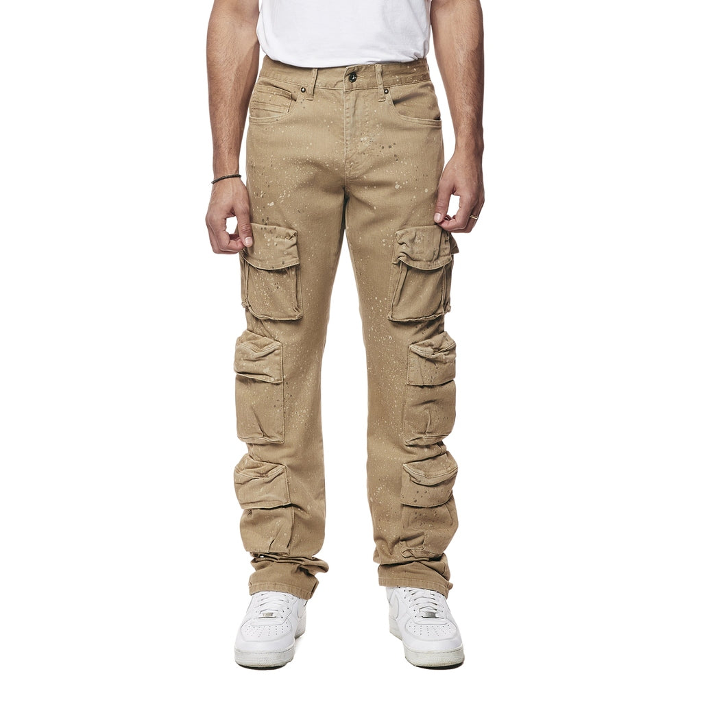 Smoke Rise Airbrushed & Heavy Splattered Twill Pants - Cortado
