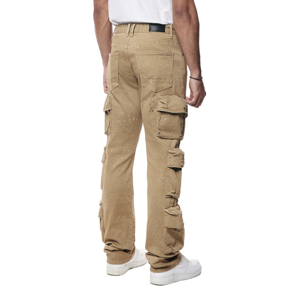 Smoke Rise Airbrushed & Heavy Splattered Twill Pants - Cortado