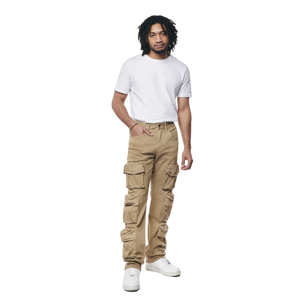 Smoke Rise Airbrushed & Heavy Splattered Twill Pants - Cortado