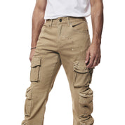 Smoke Rise Airbrushed & Heavy Splattered Twill Pants - Cortado