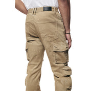 Smoke Rise Airbrushed & Heavy Splattered Twill Pants - Cortado