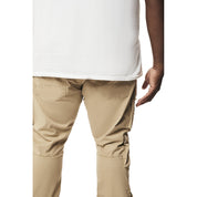 Smoke Rise Big and Tall Big and Tall - Utility Multi Pocket Stacked Twill Pants - Khaki