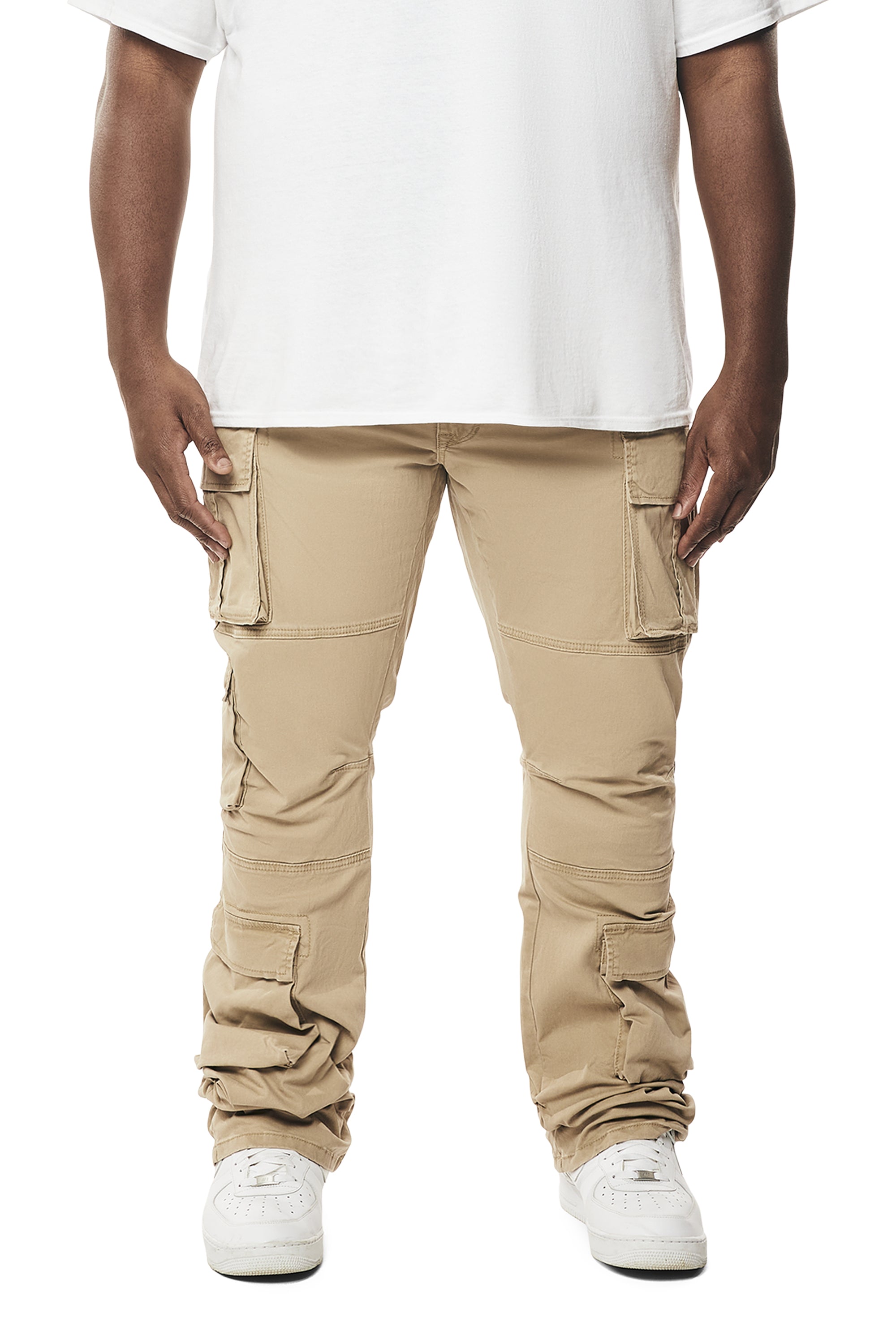 Sean John Big And Tall Pants, Pleat Pocket Flight Cargo Pants in White for  Men | Lyst