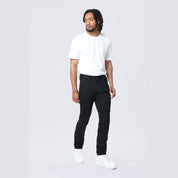 Smoke Rise Slim Tapered Vintage Washed Jeans - Jet Black
