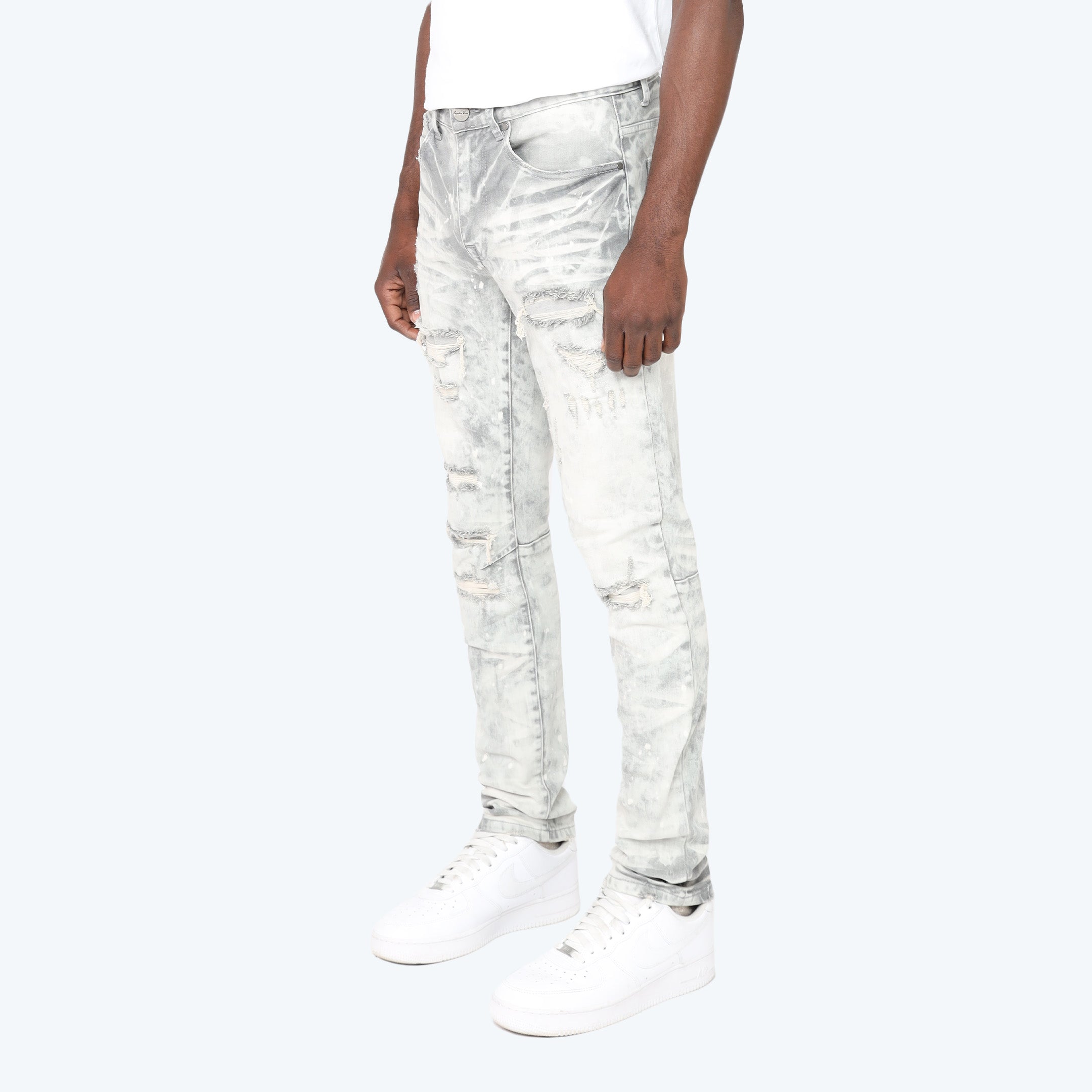 Slim Heavy Vintage Washed Jeans