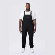 Smoke Rise Big and Tall Big and Tall - Cargo Strap Canvas Overalls - Black