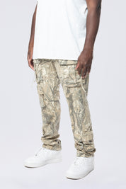 Big and Tall - Multi Cargo Pocket Pants - Khaki Hunting Camo
