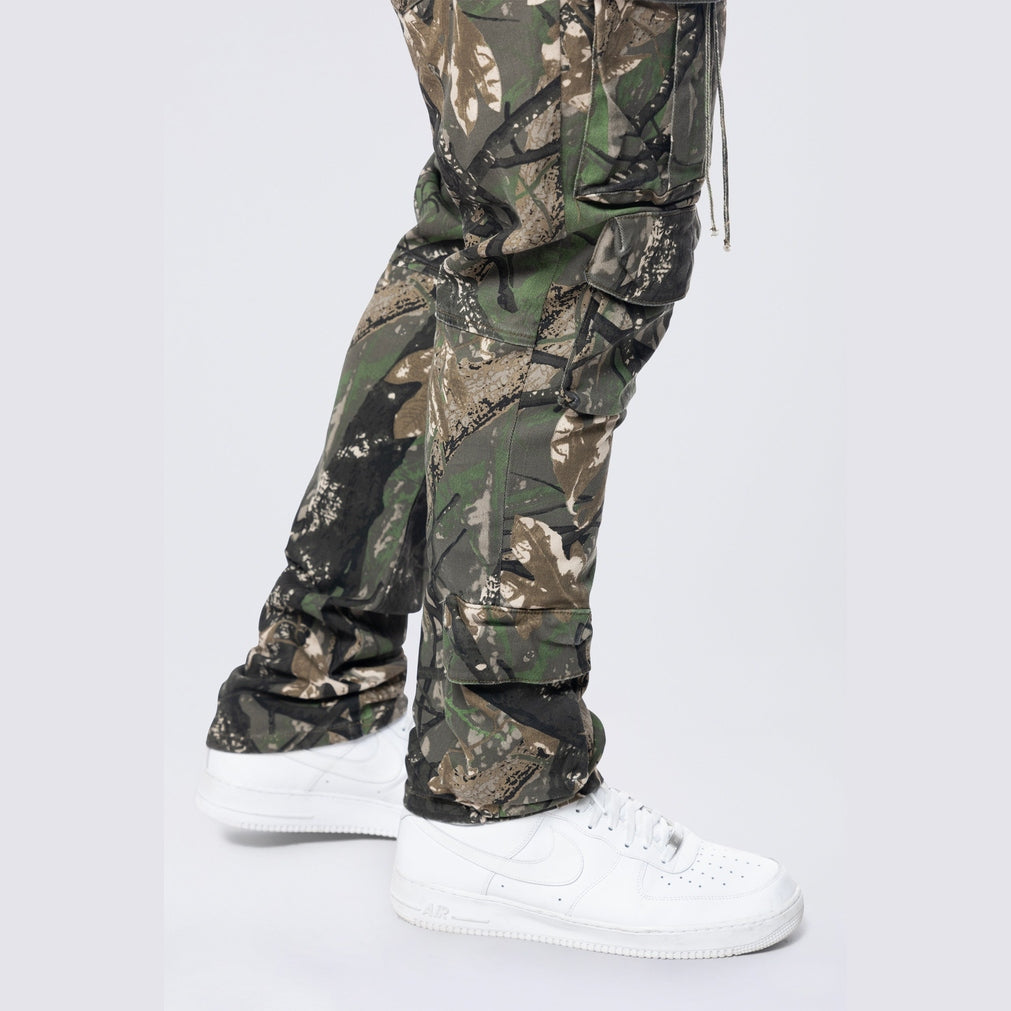 Smoke Rise Big and Tall Big and Tall - Multi Cargo Pocket Pants - Tree Camo