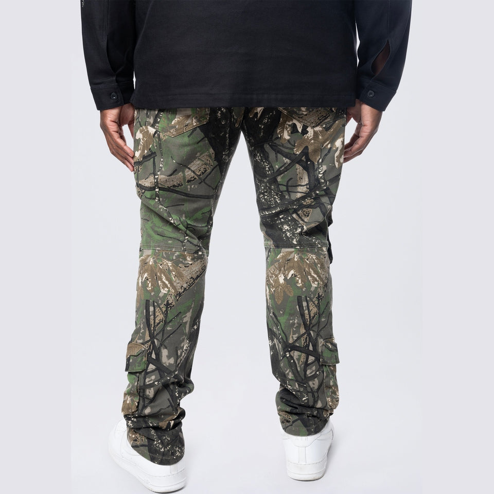 Smoke Rise Big and Tall Big and Tall - Multi Cargo Pocket Pants - Tree Camo