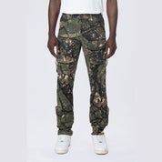 Smoke Rise Slim Multi Cargo Pocket Pants - Tree Camo