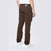 Smoke Rise Long Slim 5 Pocket Cargo Twill Pants - Bison