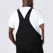 Smoke Rise Big and Tall Big and Tall - Utility Twill Overalls - Black