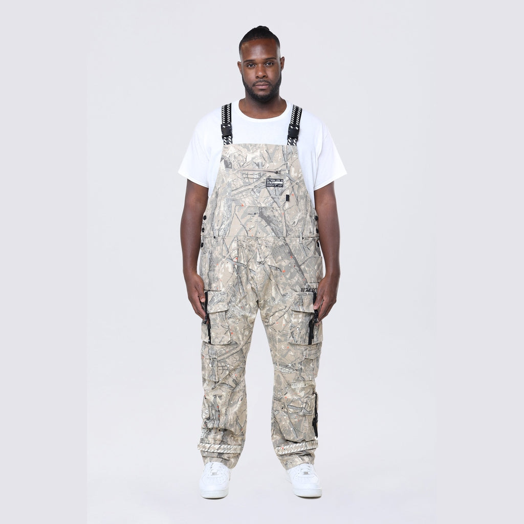 Smoke Rise Big and Tall Big and Tall - Utility Twill Overalls - Khaki Hunting Camo