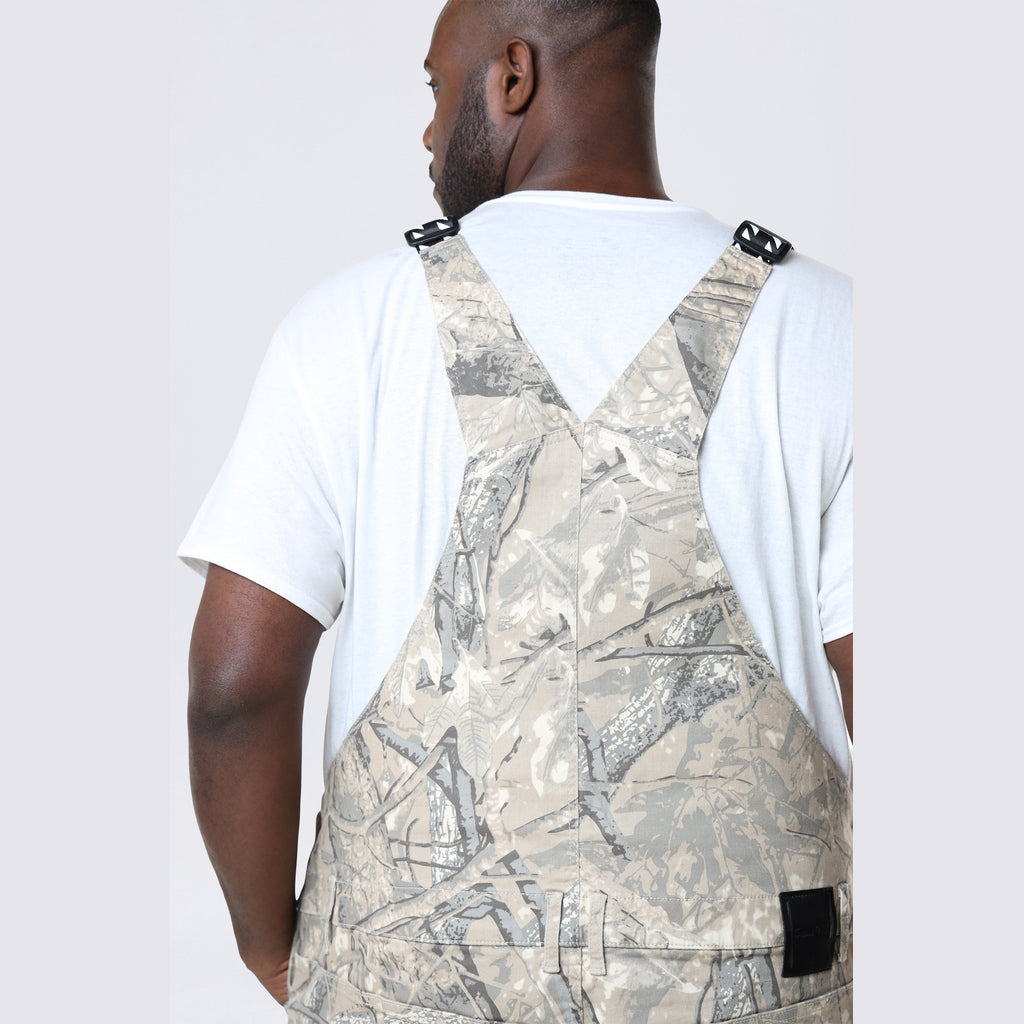 Smoke Rise Big and Tall Big and Tall - Utility Twill Overalls - Khaki Hunting Camo