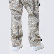 Smoke Rise Big and Tall Big and Tall - Utility Twill Overalls - Khaki Hunting Camo