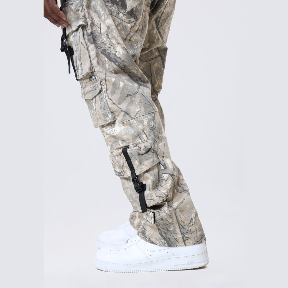 Smoke Rise Big and Tall Big and Tall - Utility Twill Overalls - Khaki Hunting Camo