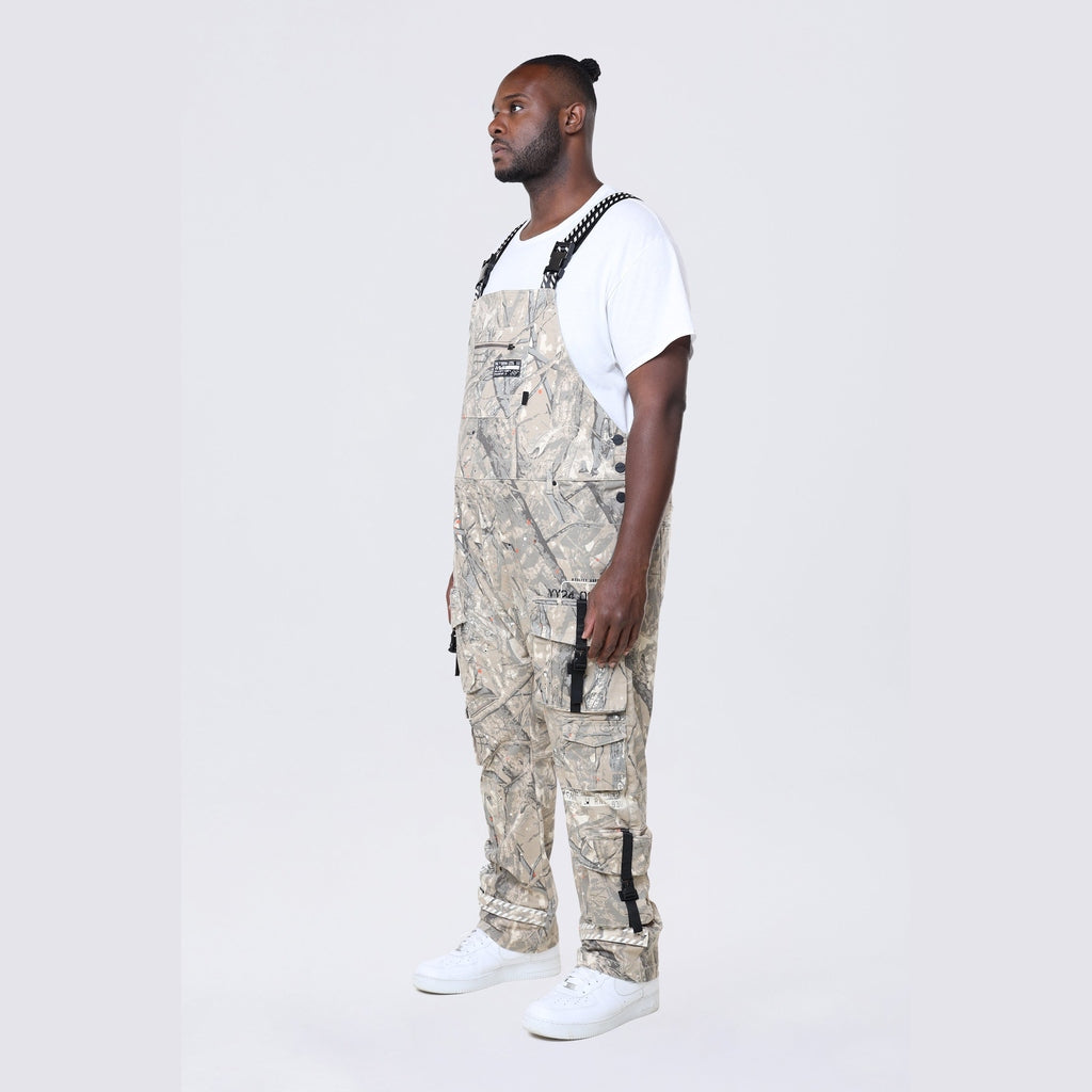 Smoke Rise Big and Tall Big and Tall - Utility Twill Overalls - Khaki Hunting Camo