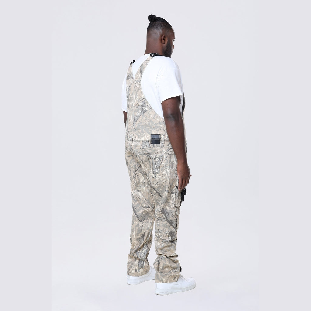 Smoke Rise Big and Tall Big and Tall - Utility Twill Overalls - Khaki Hunting Camo