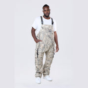 Smoke Rise Big and Tall Big and Tall - Utility Twill Overalls - Khaki Hunting Camo