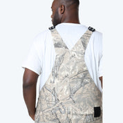 Big and Tall - Utility Twill Overalls - Khaki Hunting Camo