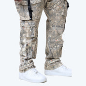 Big and Tall - Utility Twill Overalls - Khaki Hunting Camo