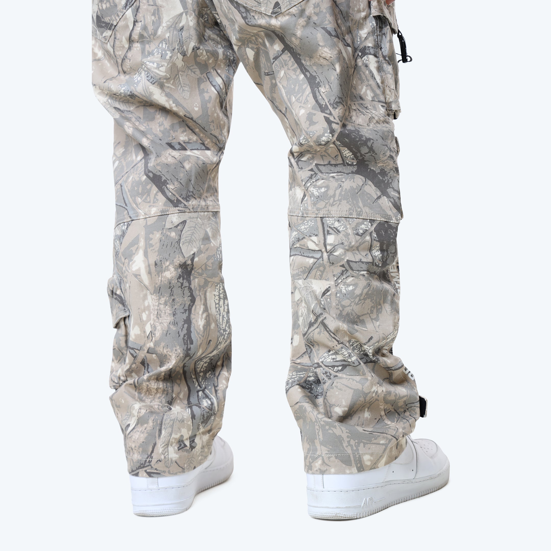 Big and Tall - Utility Twill Overalls - Khaki Hunting Camo