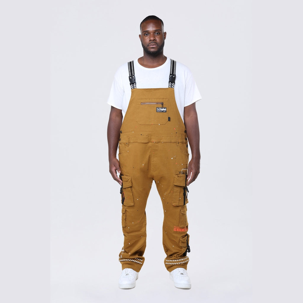 Smoke Rise Big and Tall Big and Tall - Utility Twill Overalls - Wheat