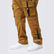 Smoke Rise Big and Tall Big and Tall - Utility Twill Overalls - Wheat