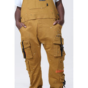 Smoke Rise Big and Tall Big and Tall - Utility Twill Overalls - Wheat