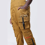 Smoke Rise Big and Tall Big and Tall - Utility Twill Overalls - Wheat