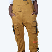 Big and Tall - Utility Twill Overalls - Wheat