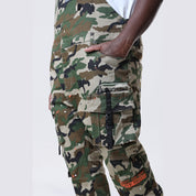 Smoke Rise Big and Tall Big and Tall - Utility Twill Overalls - Wood Camo