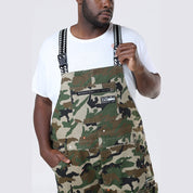 Smoke Rise Big and Tall Big and Tall - Utility Twill Overalls - Wood Camo