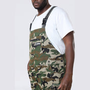 Smoke Rise Big and Tall Big and Tall - Utility Twill Overalls - Wood Camo