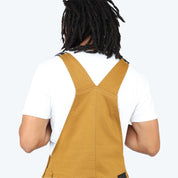 Slim Tapered Utility Twill Overalls - Wheat