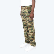 Long Straight Utility Twill Pants