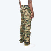 Long Straight Utility Twill Pants