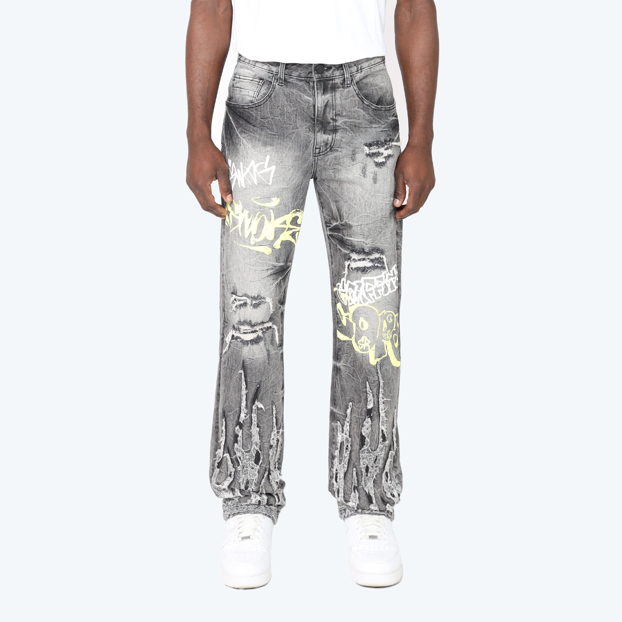 Long Straight Dystopia Jeans