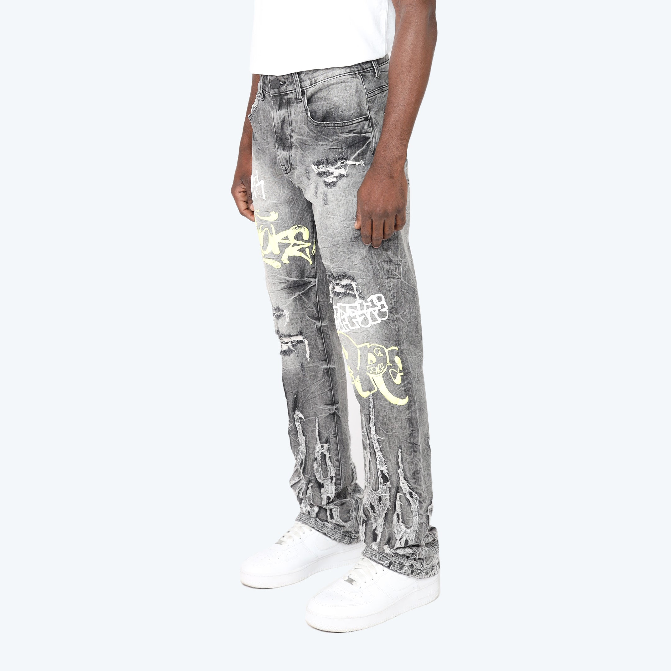 Long Straight Dystopia Jeans