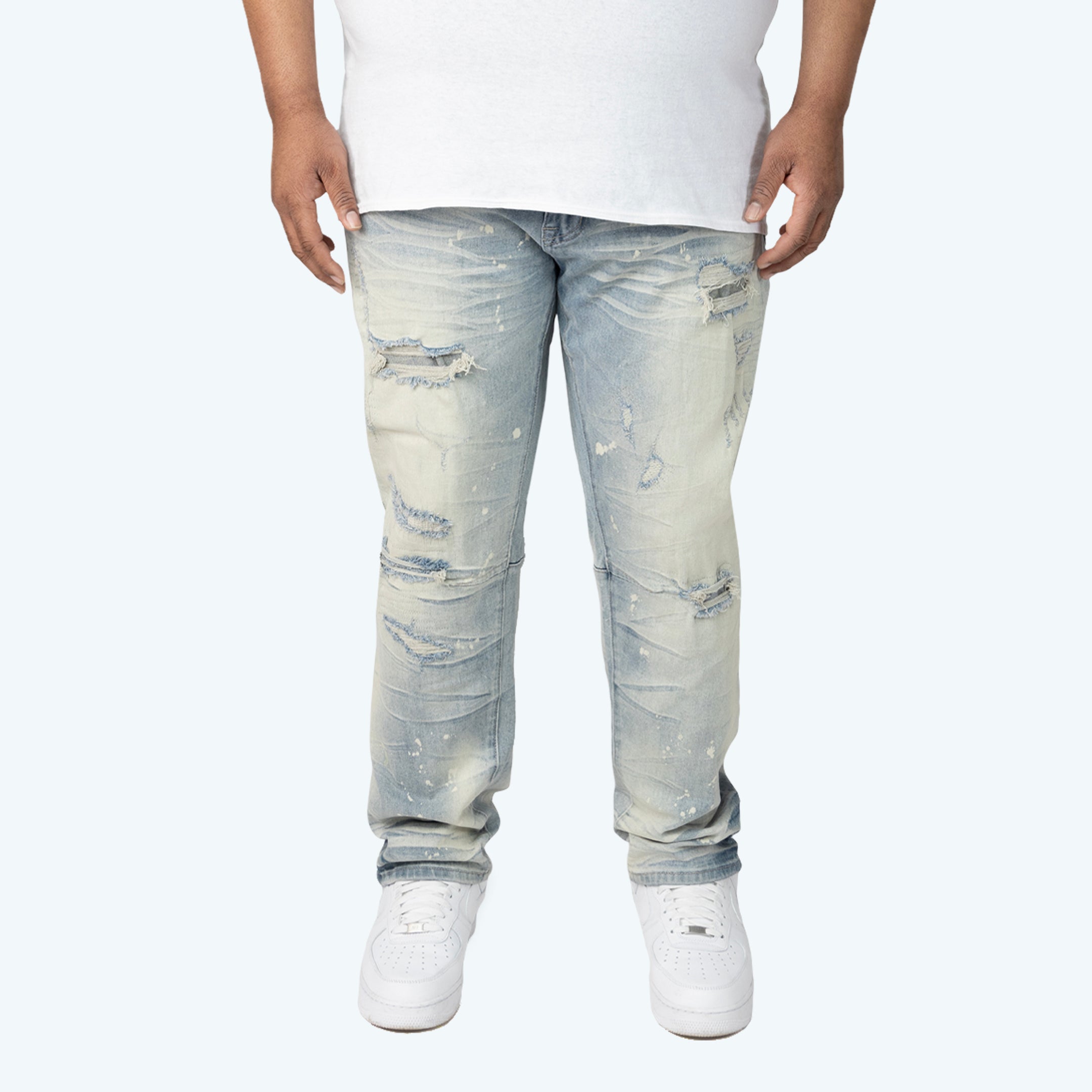 Big and Tall - Vintage Rip & Repaired Jeans