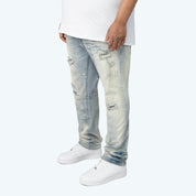 Big and Tall - Vintage Rip & Repaired Jeans