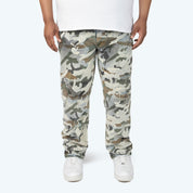 Big and Tall - Long Straight Camo Flocked Jeans