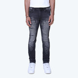 Slim Vintage Washed Jeans - Willow Black