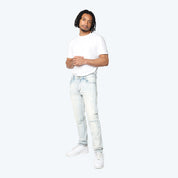 Slim Vintage Washed Jeans - Echo Blue