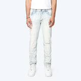 Slim Vintage Washed Jeans - Echo Blue