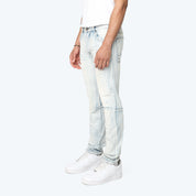 Slim Vintage Washed Jeans - Echo Blue