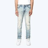 Slim Vintage Washed Jeans - Mojave Blue